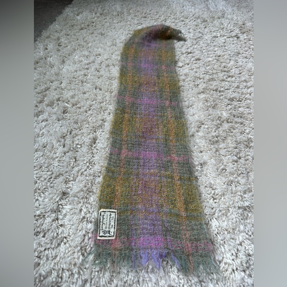Andrew Stewart Mohair/Wool Woven In Scotland Scarf - Picture 2 of 5